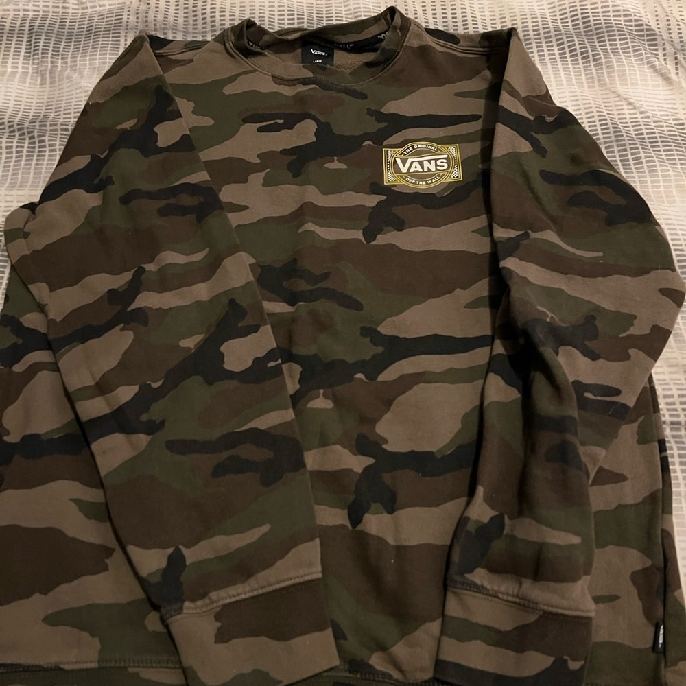 Vans green camouflage Sweatshirt